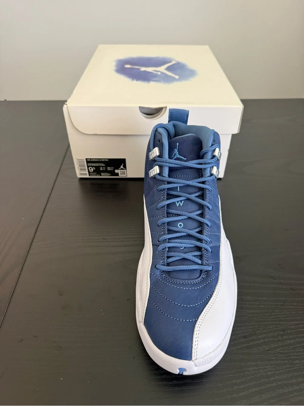 Jordan Retro 12 “Indigo” Men's Athletic Shoes in Blue and White